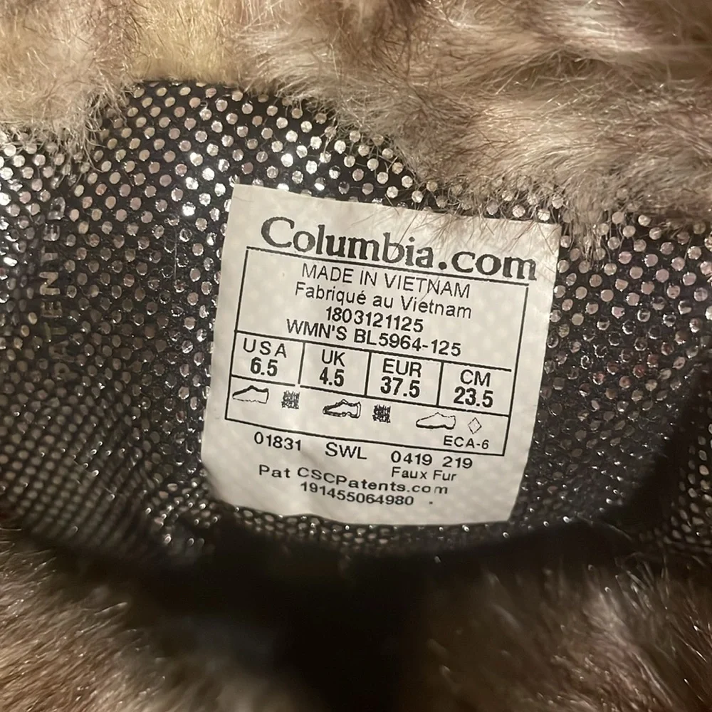 Columbia Minx Mid III Womens Waterproof Insulated Winter Snow Boots Size 6.5 - Picture 13 of 14